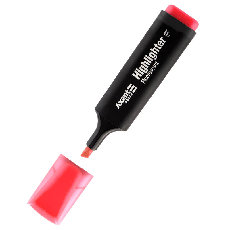 Маркер Axent Delta Highlighter D2501-10, 1-5 мм, клиноподібний рожевий